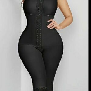 Firm Control Full-Body Shapewear Bodysuit - Black